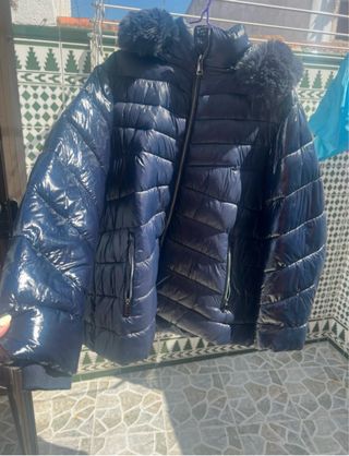 Chaqueta de Plumas Azul