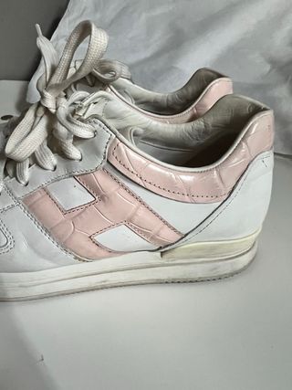 Sneakers Hogan donna bianche e rosa