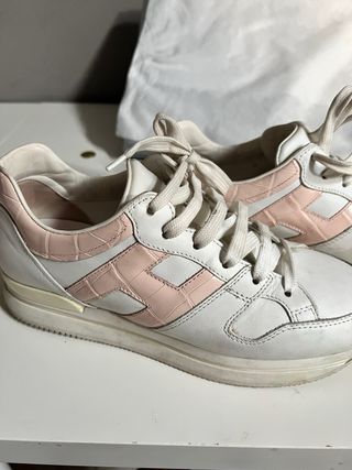 Sneakers Hogan donna bianche e rosa