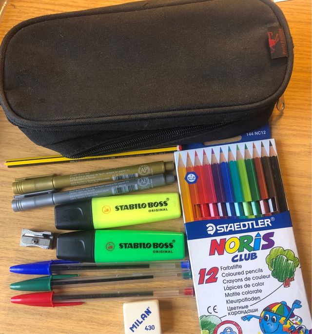 Material escolar: Lápices, bolígrafos y más