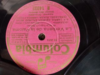 Disco Vinilo Columbia La Verbena de la Paloma
