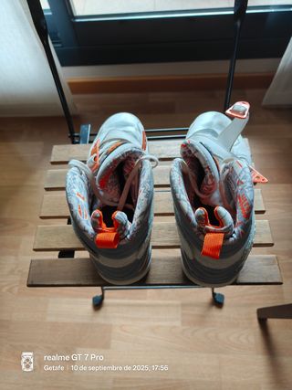 Zapatillas Nike Air Jordan 8 Blancas Naranja