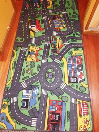 Alfombra infantil ciudad