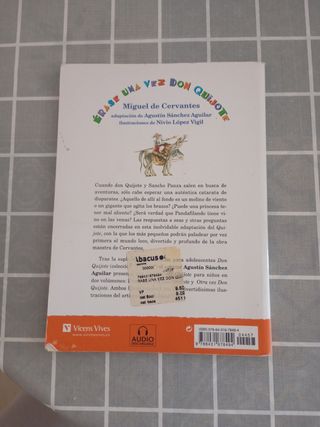 Libro lectura Erase Una Vez Don Quijote (Spanish a