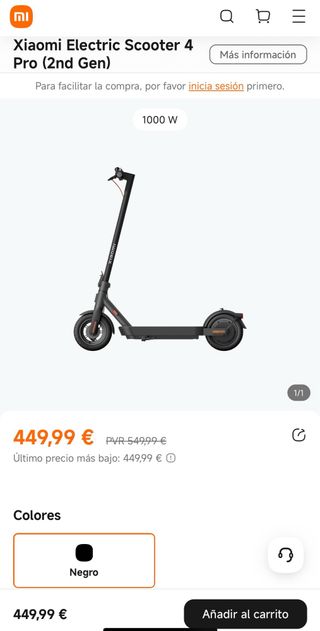 Patinete Eléctrico Xiaomi 4 Pro (2nd Gen)