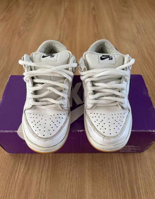 Nike SB Dunk Low Pro White Gum 40.5