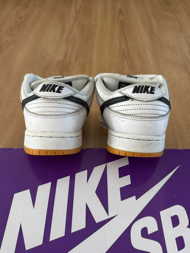 Nike SB Dunk Low Pro White Gum 40.5