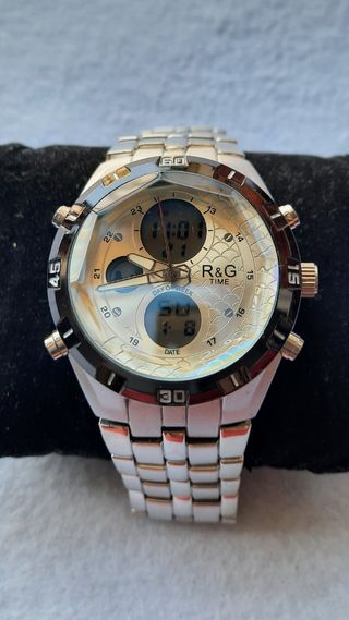 Orologio R&G TIME Uomo Quarzo Oro Argento