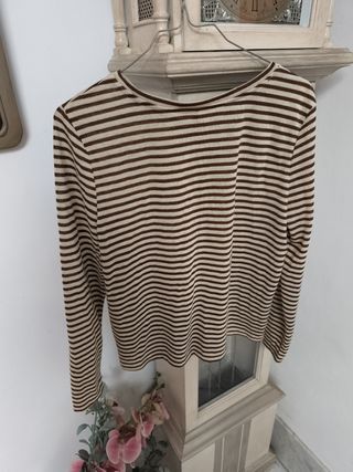 Jersey fino Only rayas marrones