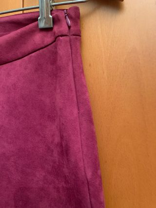 Pantalón corto Zara ante sintético T.S
