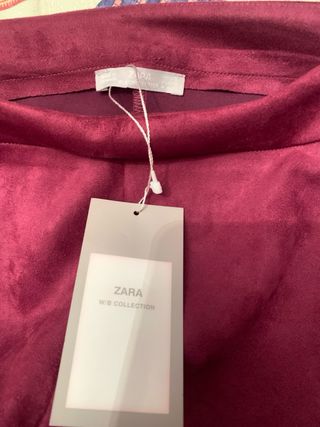 Pantalón corto Zara ante sintético T.S
