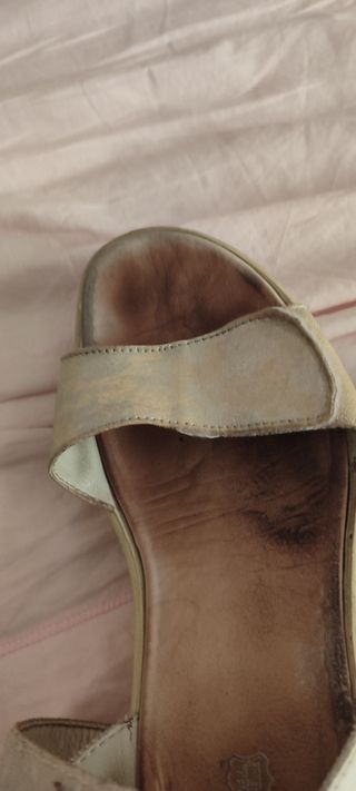 Sandali donna dorati