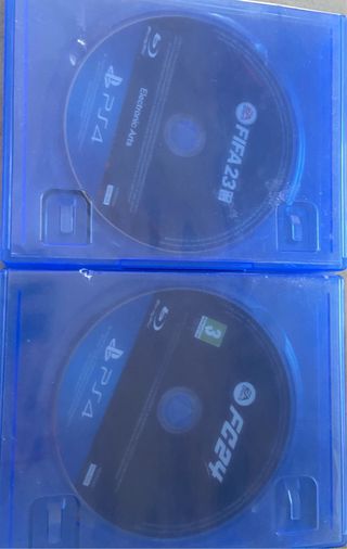 FIFA 23 y FIFA 24 PS4 
cada juego 10€