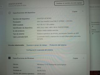 Portátil HP Victus Negro  i7-12700H RTX 3060