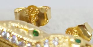 Pendientes de Plata 925 y laminado oro 18k