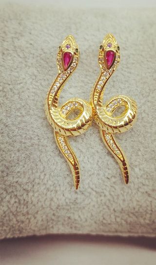 Pendientes de Plata 925 y laminado oro 18k