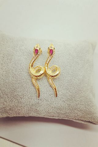 Pendientes de Plata 925 y laminado oro 18k