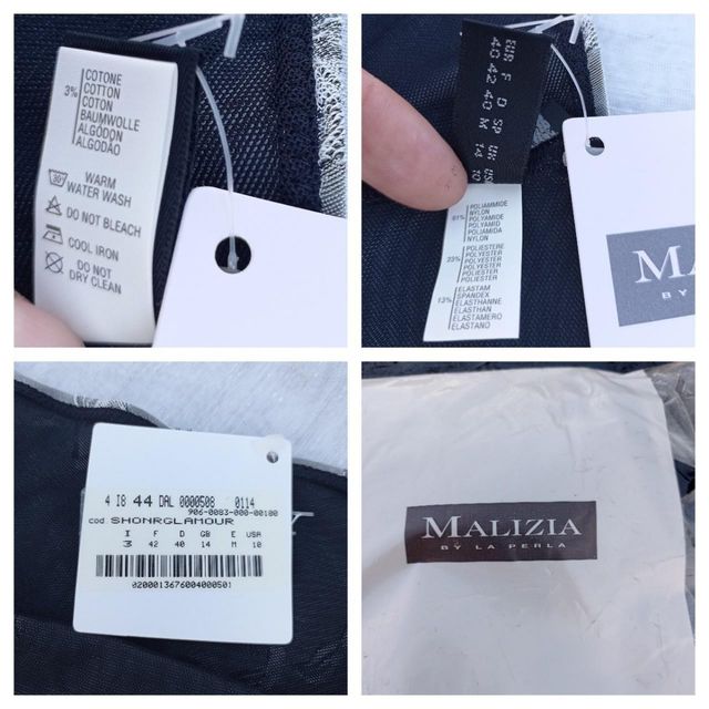 Culotte La Perla Vintage Grigio e Nero