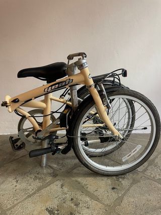 Bicicleta plegable Yeah beige