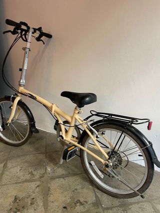 Bicicleta plegable Yeah beige
