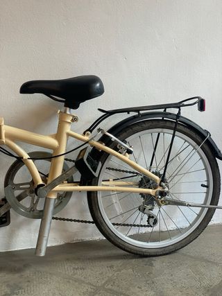 Bicicleta plegable Yeah beige