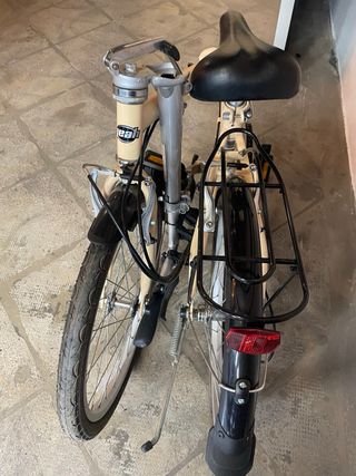 Bicicleta plegable Yeah beige