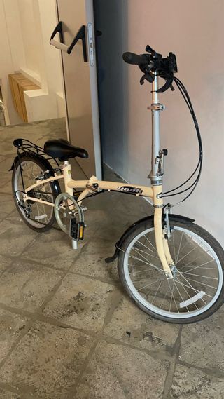 Bicicleta plegable Yeah beige