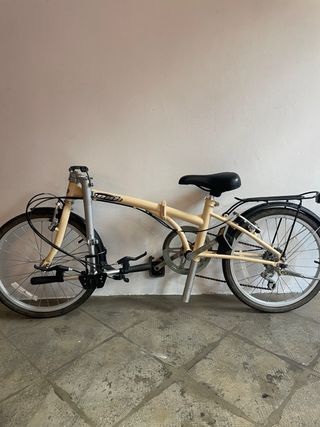 Bicicleta plegable Yeah beige
