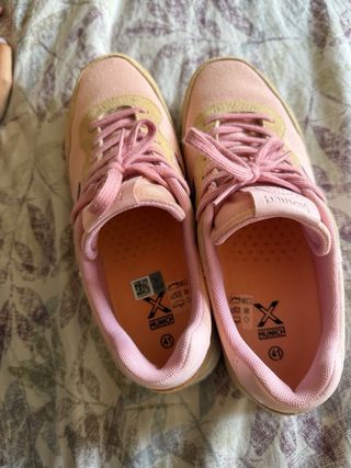 Bambas Munich Talla 41 Rosa y Beige