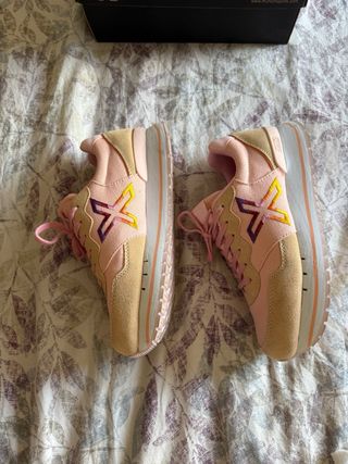 Bambas Munich Talla 41 Rosa y Beige