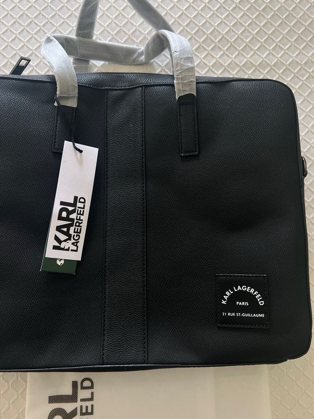 Maletín para portátil Karl Lagerfeld Negro Nuevo