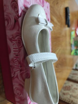 Ballerine bambina bianche con fiocco Lelli Kelly 