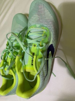 Zapatillas Clavos Atletismo Nike Verde Amarillo