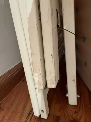 Cuna Ikea Blanca + Colchón + chichonera