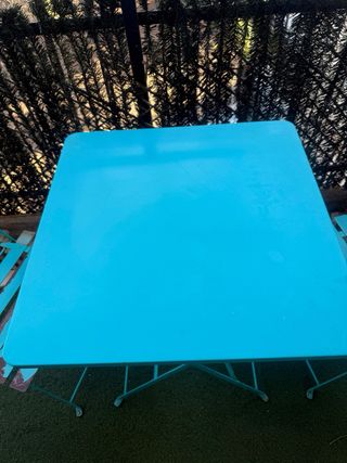 Conjunto Mesa y Sillas Bistro Plegables