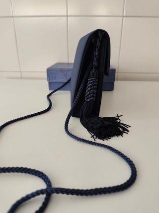 Bolso de fiesta Rebecca Molenaar azul