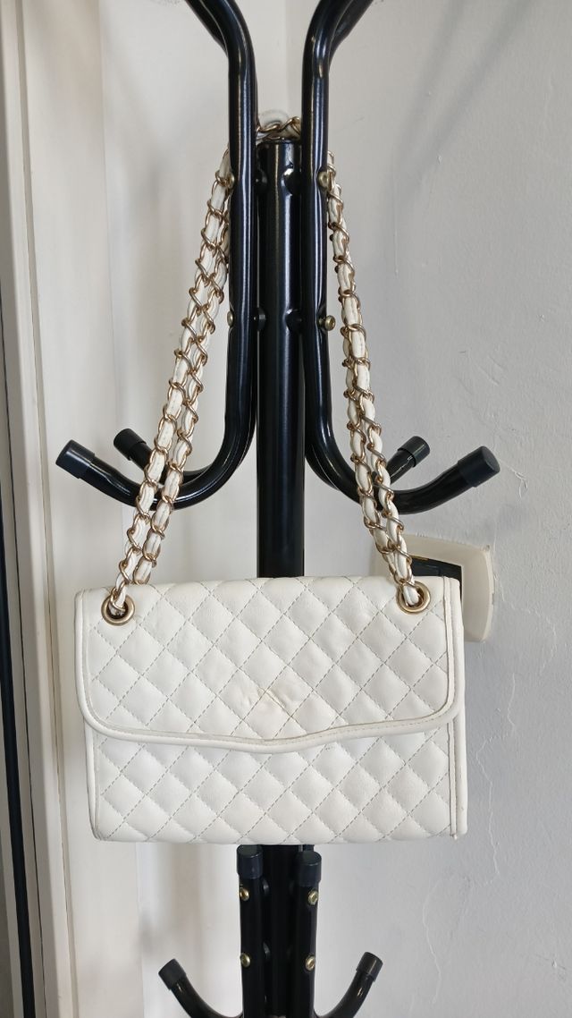 Borsa donna trapuntata con catena