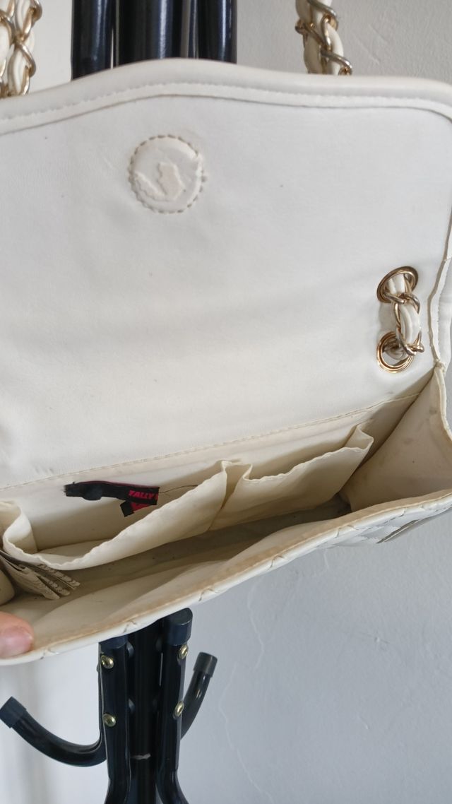 Borsa donna trapuntata con catena