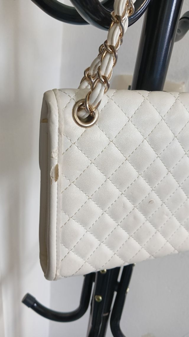 Borsa donna trapuntata con catena