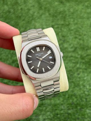 Reloj Hombre Plata Gris
