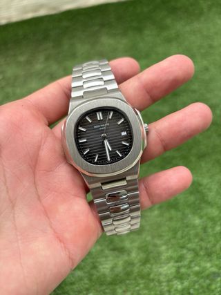 Reloj Hombre Plata Gris