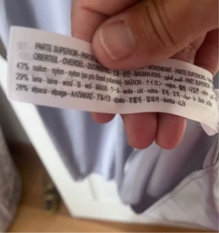 Vestido Lencero Lana y Alpaca Gris