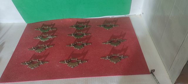 Tiradores botón cobre plafon L7. 