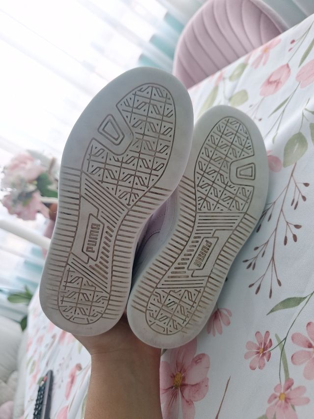 Playeros Puma Blancos Niños