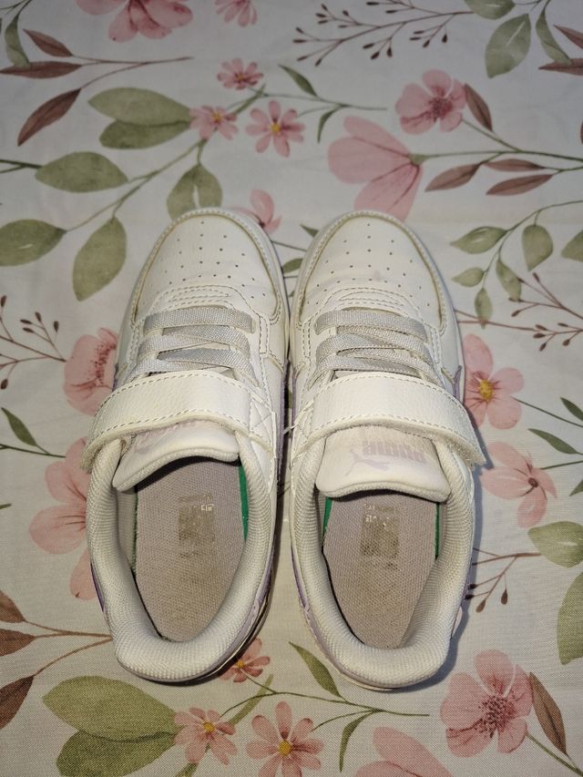 Playeros Puma Blancos Niños