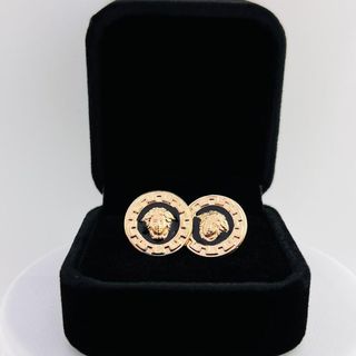 PENDIENTES MEDUSA REDONDOS 18K