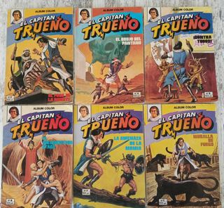 Lote 6 Cómics El Capitán Trueno años 1980-1981