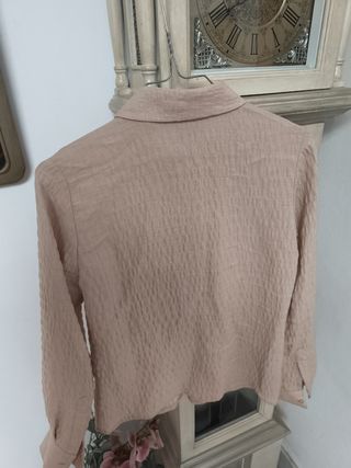 Camisa Intropia Rosa Texturizada