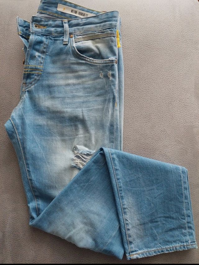 Jeans Meltin' Pot Uomo Blu Taglia 46/48 italiana