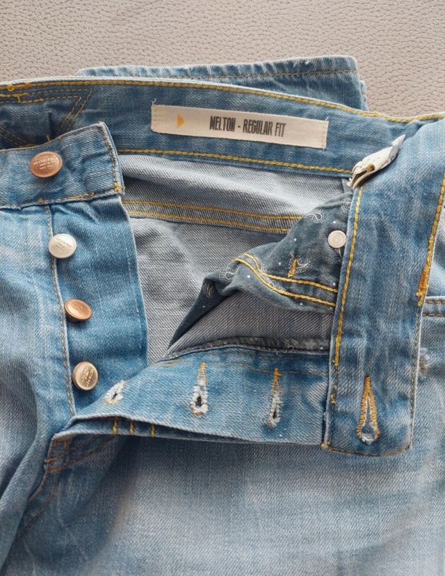 Jeans Meltin' Pot Uomo Blu Taglia 46/48 italiana